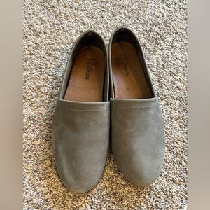 L.L. Bean Olive Slip-On Loafers